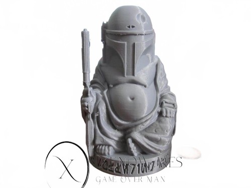 Mandolorian buddha figurine - buddha,