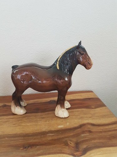Beswick brown shire horse - shire,
