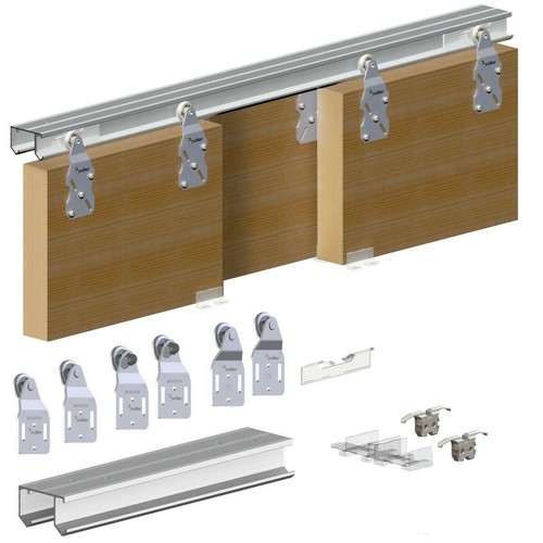 Double rail sliding track - rail,