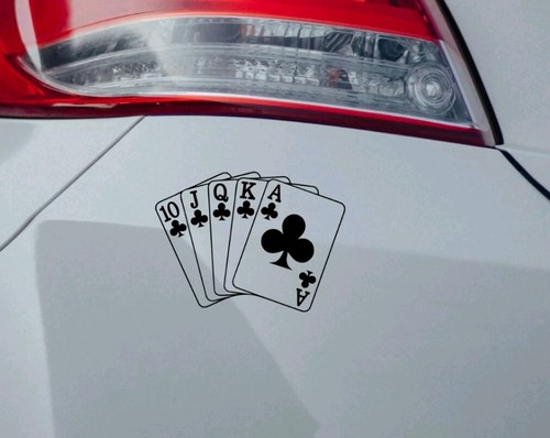 Royal playing cards decal - royal,