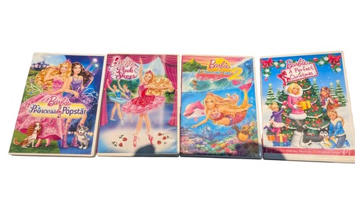 Lot barbie dvds princess - 11,