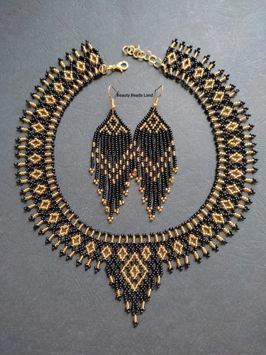 Egyptian style bead necklace - egyptian,