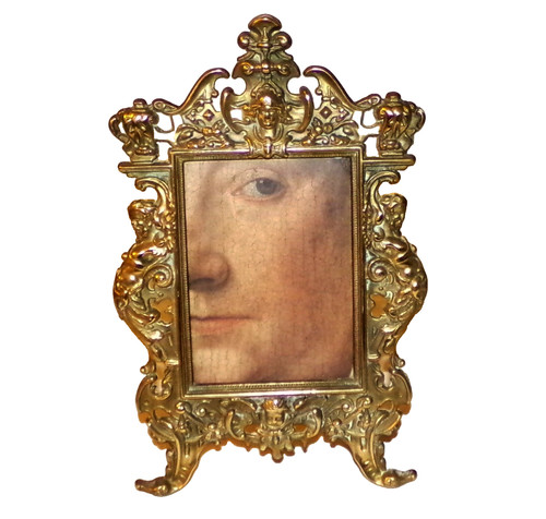 Vintage brass figural photo - vintage,