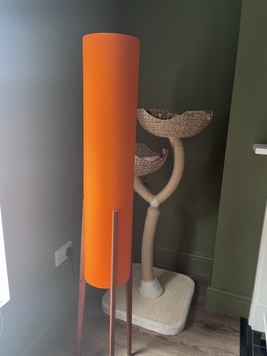 Orange vintage style - , handmade