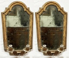 Pair Of Antique Gilded Wood