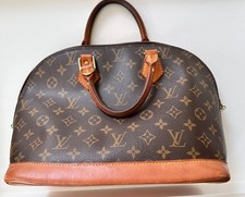 Louis Vuitton Alma Shoulder Bag PM Brown Canvas/Leather