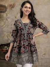 Indian Women Cotton Black