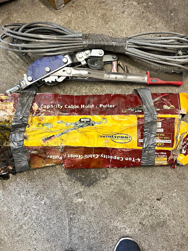 Ton capacity cable - capacity, hoist