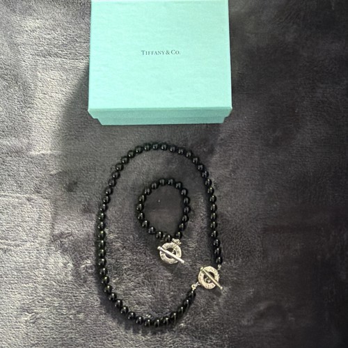 Tiffany black onyx bead - tiffany,