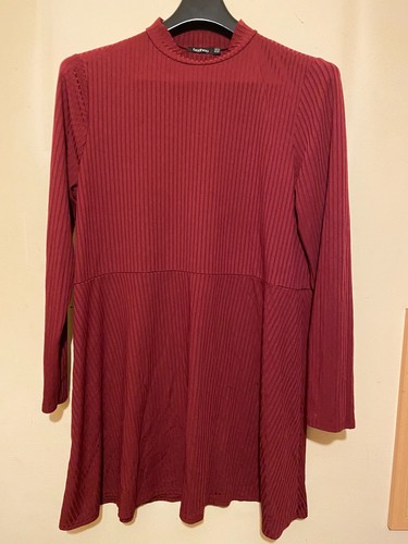 Boohoo red skater - boohoo, dress