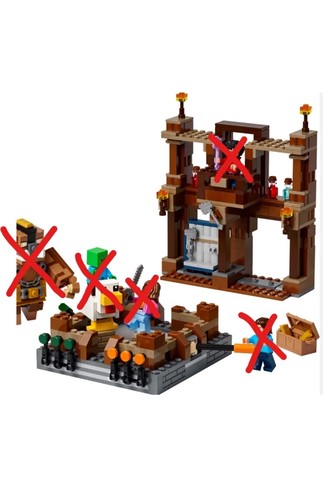 Lego minecraft movie woodland - movie,