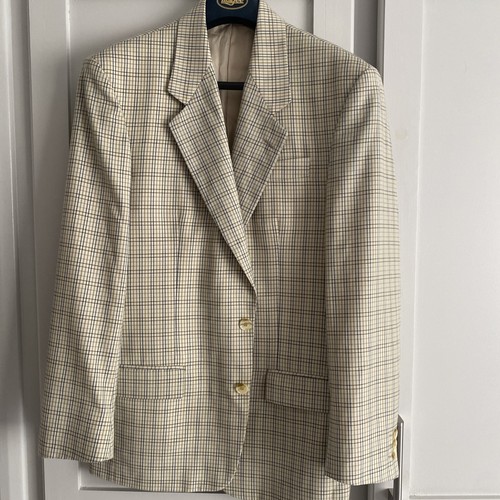 Mens summer cream - mens, check