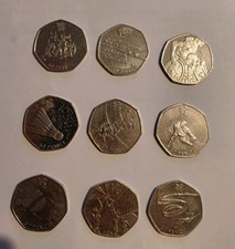 Olympic 50p Coins: Job Lot Of