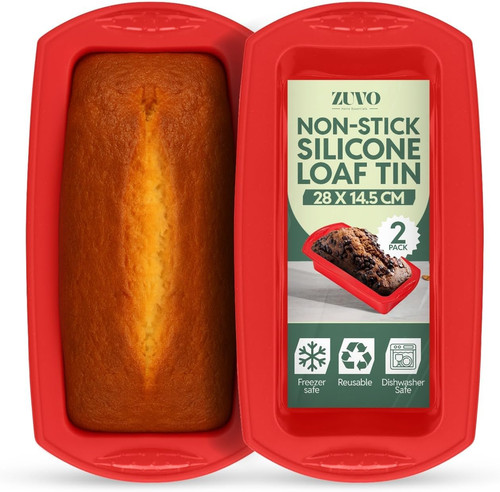Silicone loaf tins pack - silicone, 2lb