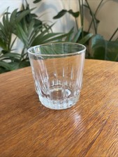Vintage Crystal Glass Whisky Tumbler Arcoroc Made In France 1960s