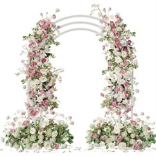 Heavy Duty Metal Wedding Arch Garden Arbor Floral Backdrop Stand Indoor Outdoor