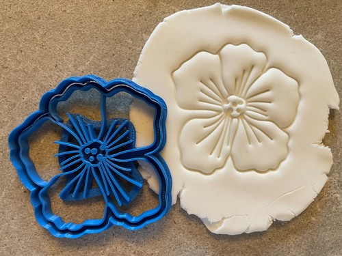 Nasturtium flower cookie