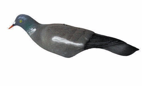 Flocked pigeon shell decoys - flocked,