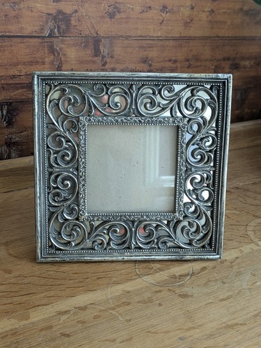 Vintage mirrored ornate silver - vintage,