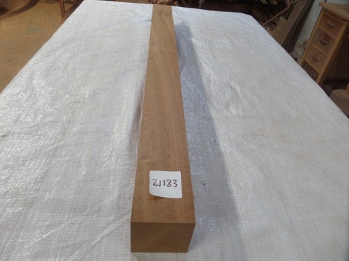 Hardwood timber post - post, sapele