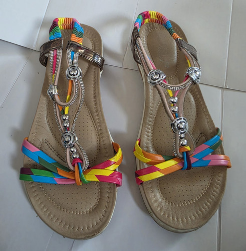 Women multicolour strappy - multicolour,