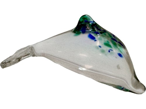 Wedgwood glass dolphin - wedgwood,
