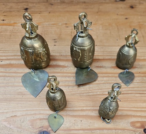 Vintage eastern solid brass - 5,