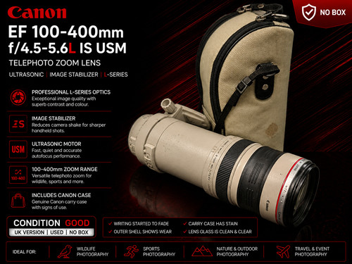 Canon 100 400mm 5 - ef, f4.5-5.6l