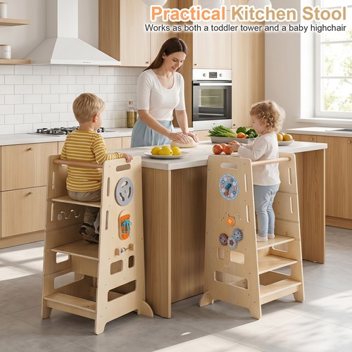 Kids kitchen helper - kitchen, stool