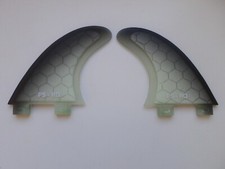 REAR QUAD set PERFORMANCE CORE surfboard fibreglass FINS set x 2 FCS compatible