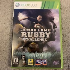 Jonah Lomu Rugby Challenge (NTSC Xbox 360, 2011) Game With Manual