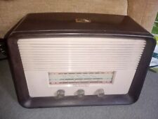 Vintage His Masters Voice HMV 1360 Bakelite Valve Radio Cabinet