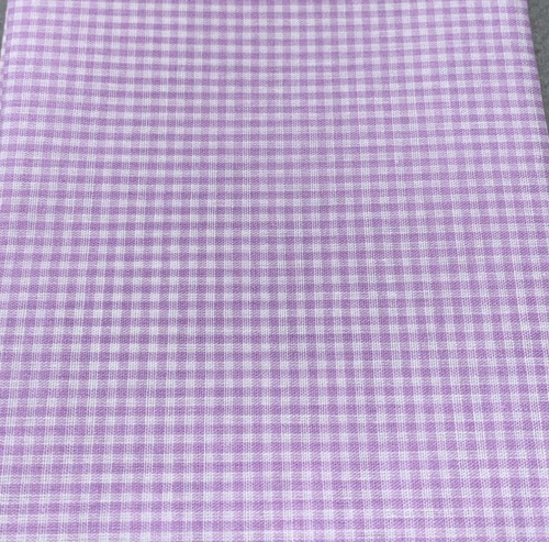 Purple gingham fat quarter - purple,