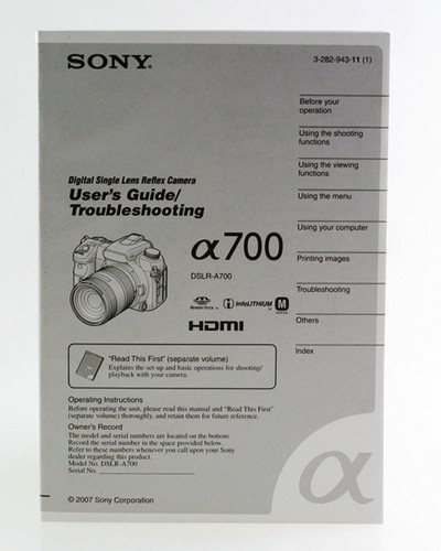 Sony 700 dslr - a,