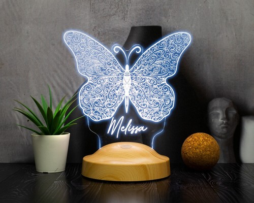Personalized butterfly led - personalized,