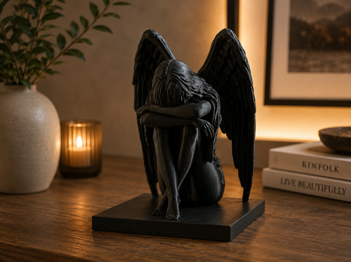 Crying angel statue gothic - crying,