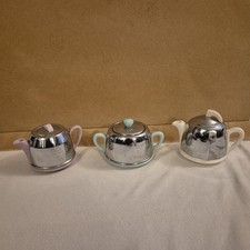 Set Of Two Art Deco Teapots