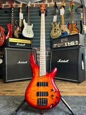 Ibanez SR400EMQM Sunrise Red Burst 2019 Electric Bass Guitar