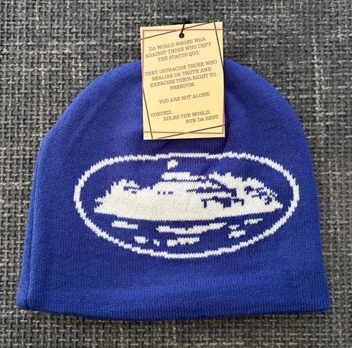 Corteiz blue beanie s - corteiz,
