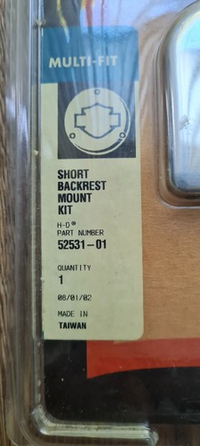Harley davidson short backrest - short,