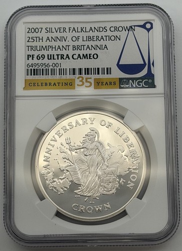 2007 falklands silver proof - 2007,