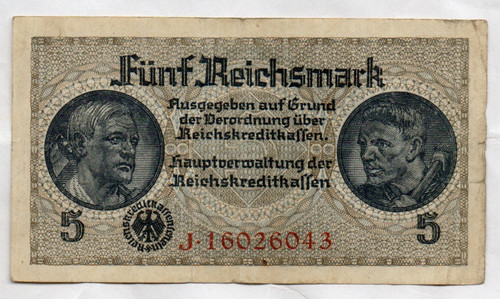 Genuine german reichsmark - genuine, 5