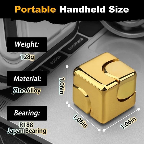 Alloy cube spinner fidget - spinner,