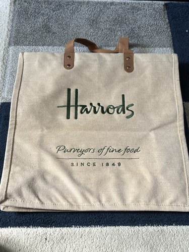 Harrods reusable jute - -,