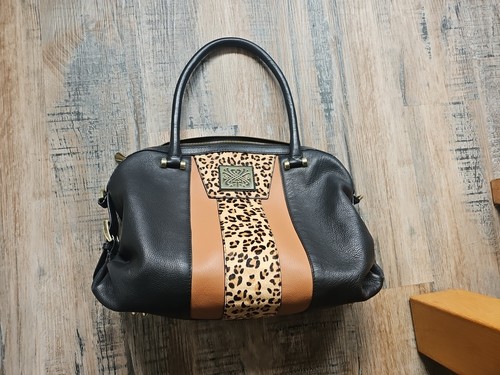 Biba large zipoed leather - zipoed,