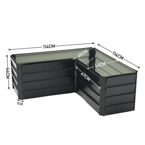 Garden raised bed shaped - garden,