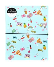 Slip in Photo Album 6x4 Holds 40 Photos Family Memories Cool Party Theme Gift