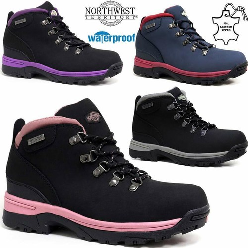 Ladies womens leather walking - ladies,