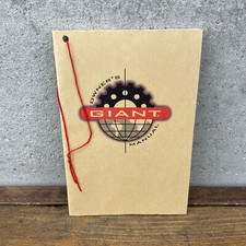Vintage Giant Owners Manual