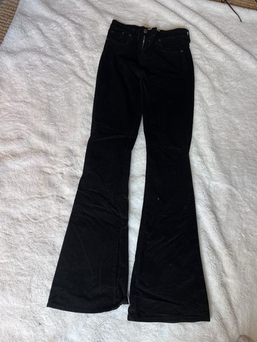 Zara high black waist - zara, cord